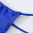 thumbnail image 5 of TANBOM Men's Nylon Thin Waistband Low Rise Thong Underwear, Blue, 1-Pack, 3XL, 5 of 6