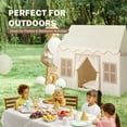 thumbnail image 2 of Wilwolfer Kids Play Tent for Toddlers with Star Lights & Play Mat Girls Indoor Playhouse Baby Toys, 2 of 8