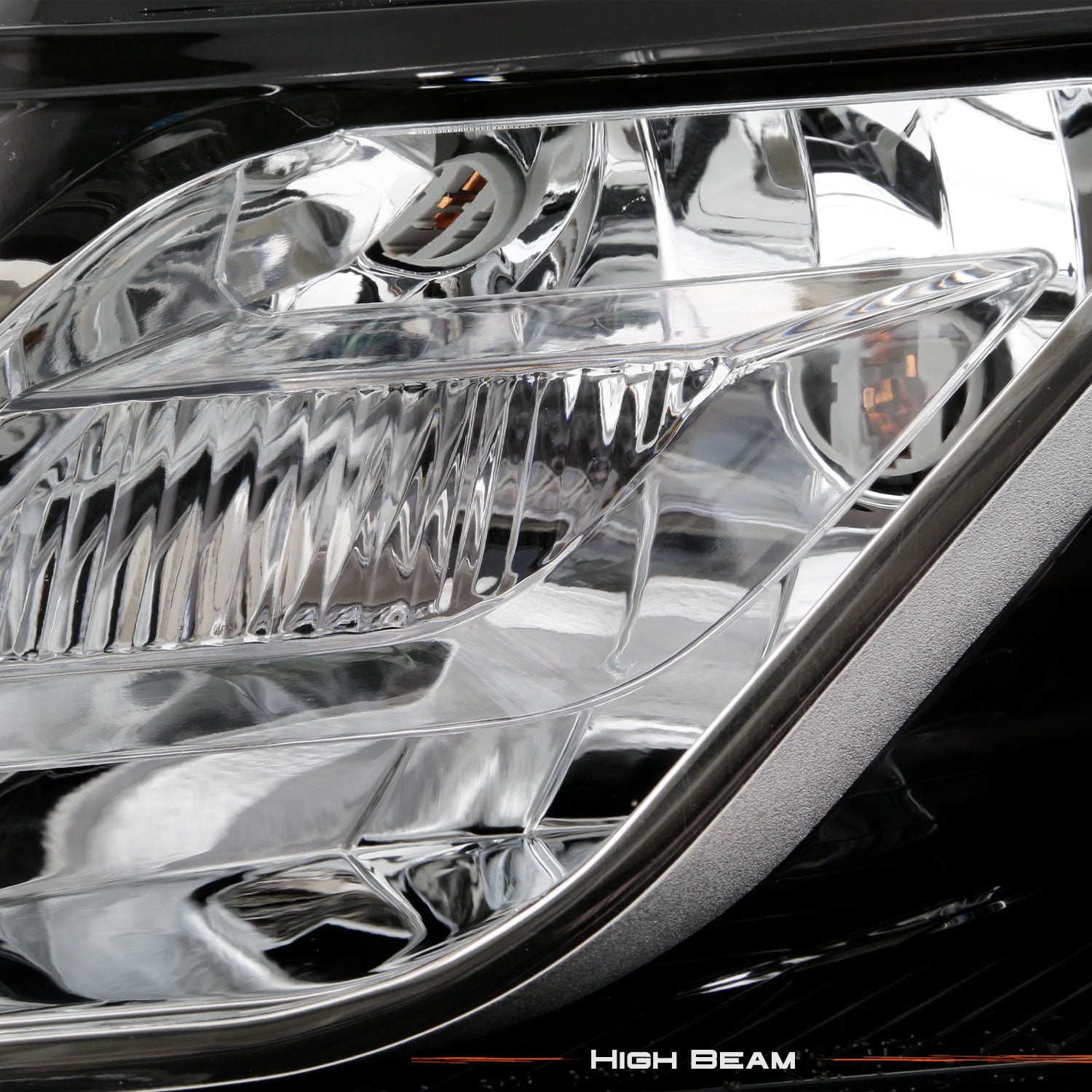 AKKON - Fits 2014 2015 2016 2017 2018 2019 2020 Chevy Impala Sedan [HID/Xenon Non-AFS Type] Projector Black Headlights Pair Left + Right