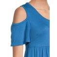 thumbnail image 5 of Oh! Mamma Women’s Maternity Cold Shoulder Top, 5 of 6