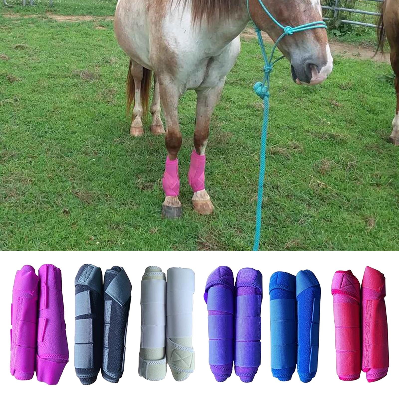 Details about   Horse Leg Guard Tendon Boots Leg Protection Training Jumping Boot Equipment Set 