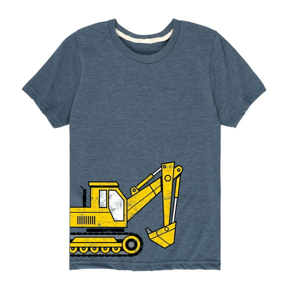 Instant Message - Excavator Right - Toddler Short Sleeve Tee