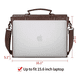 thumbnail image 3 of Maletin Porta Laptop 15.6 Pulgadas De Cuero Cafe Malubero Malu2181, 3 of 3