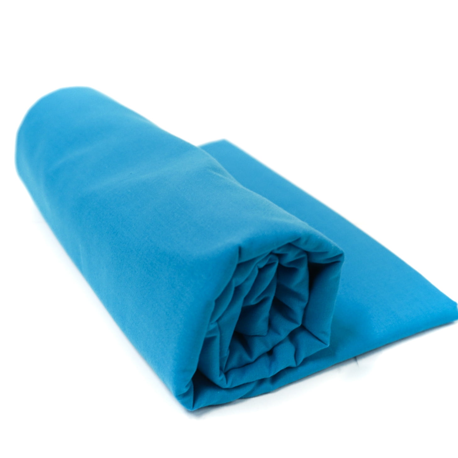 Shason Textile Poly Cotton (3 Yards Cut) x 44" Craft Projects Quilting Precut Fabric, Turquoise