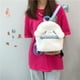 thumbnail image 3 of Bonita mochila con forma de perro con orejas grandes de dibujos animados, mochila para estudiantes, bolso con forma de corazón para chica peluda, 3 of 3