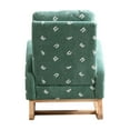 thumbnail image 7 of Upholstered High Back Rocking Chair with Side Pocket - Time - Saving Assembly for Home Use, 7 of 7