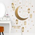 thumbnail image 4 of Up to 65% off! Ramadan Wall Decor Stickers Wall Decals Wall Sticker Islamic Muslim Wall Decals Stickers Mubarak Ramadan Lantern Star Decor For Home Living Room Bedroom Decorations Wallpaper, 4 of 7