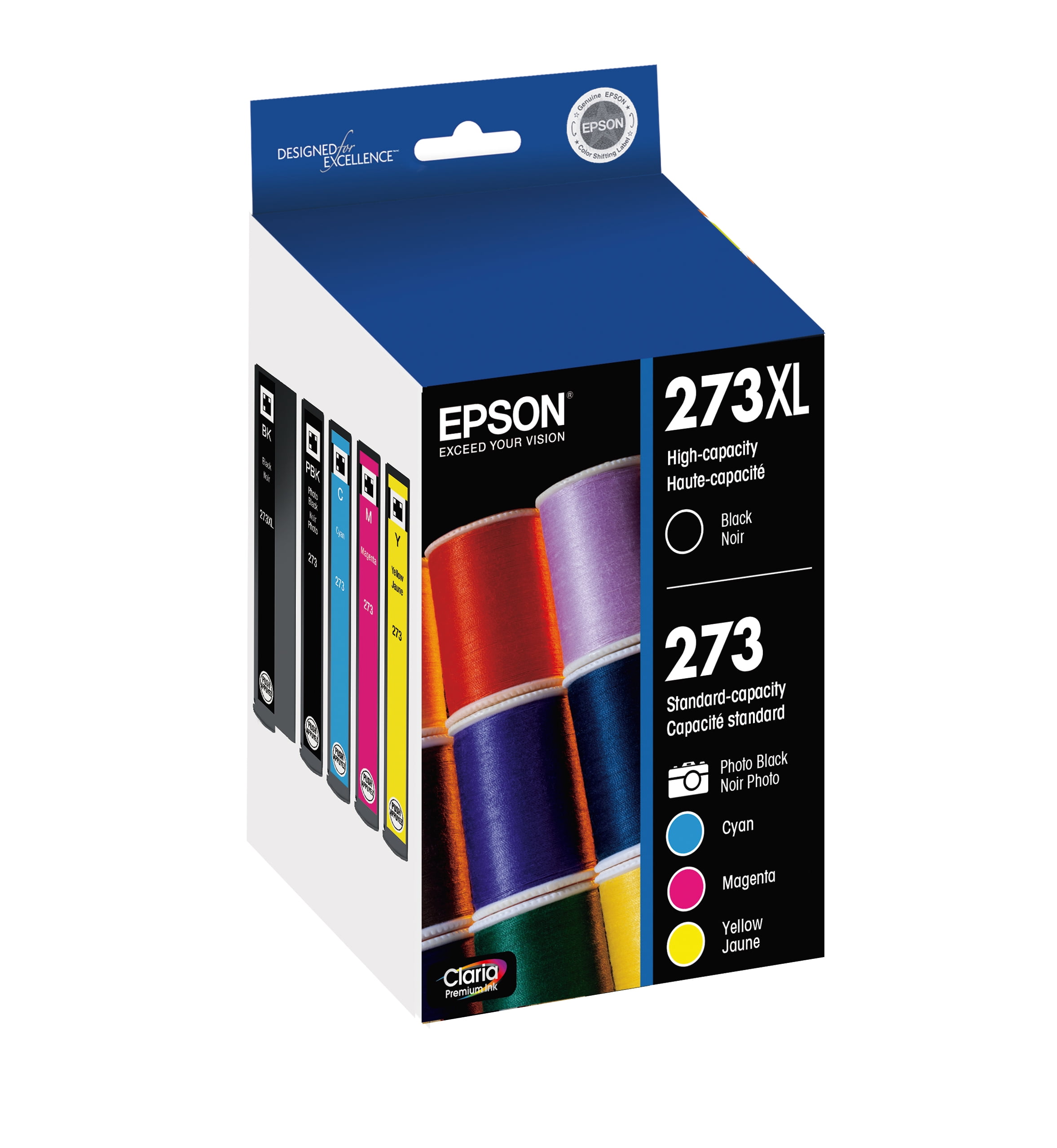 5 Inkjet 273XL ink Cartridge Compatible for Epson XP-510 XP-610 XP