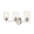 thumbnail image 2 of 3 - Light Satin Nickel/Silver Wall Sconce, 2 of 8