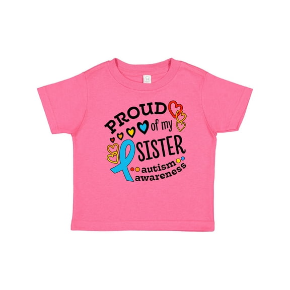 Inktastic Proud of My Sister Autism Awareness Boys or Girls Baby T-Shirt