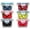 Multicolor, variant on GENICOOK Borosilicate Glass Small Baby-Size 4.3*3.0*2.0, Meal and Food Storage Containers, Rectangular Shape - 12 pc Set (6 Containers - 6 Matching Lids)