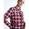 thumbnail image 5 of Free Assembly Women's Cropped Tweed Jacket with Fringe Trim, Sizes XS-XXL, 5 of 6