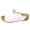 White, variant on Clearence Women’s Metal Buckle Wedge Heel Fish Mouth Slippers Summer Casual Sandals, Lightweight Platform Shoes with Breathable Straps & Arch Support Design