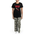 thumbnail image 4 of CafePress - Phlrbotomist Women's Dark Pajamas - Women's Short Sleeve Print T-Shirt and Pants Dark Cotton Pajama Set, 4 of 7