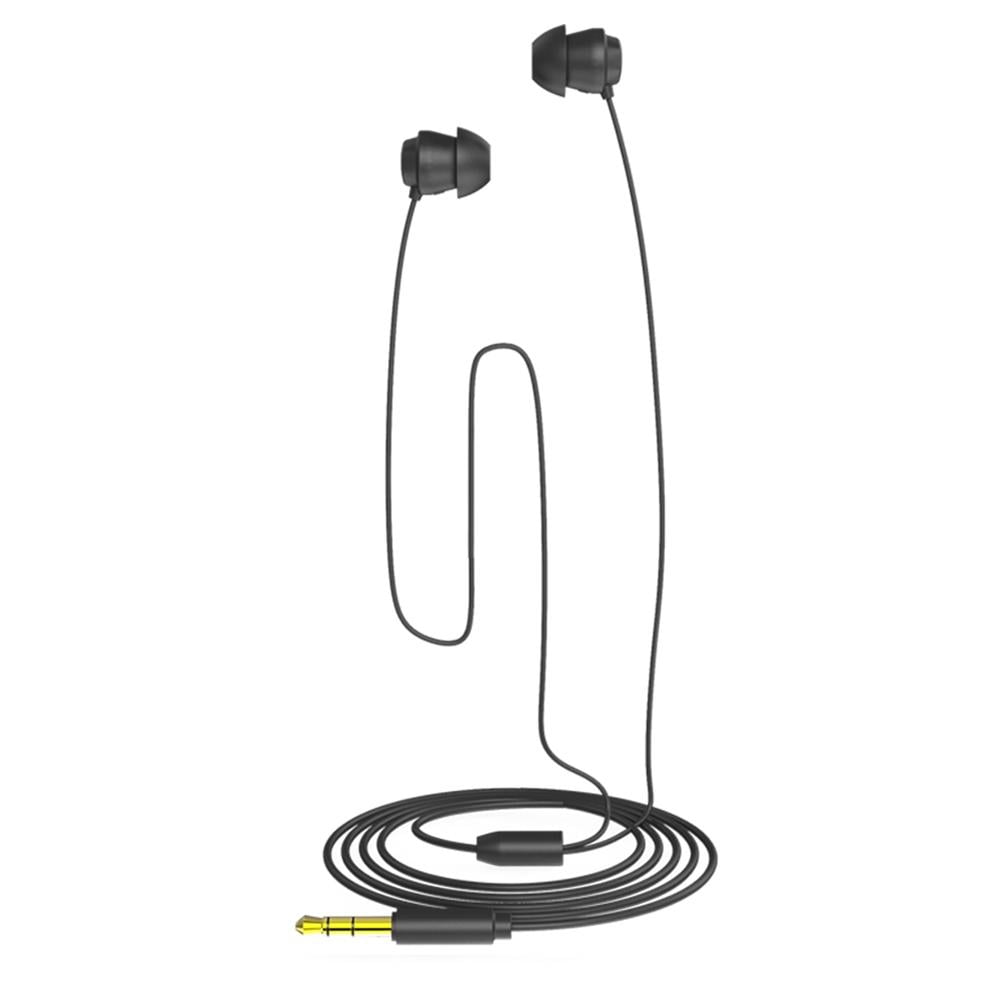 Wired 3.5mm Sleep Earphones Stereo In-ear Anti-noise Earphones Earbuds