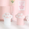 thumbnail image 6 of Cute Cat Paw Book Stand Holder Shelf Desktop Bookends for Kid Child Student 2PCS, 6 of 19