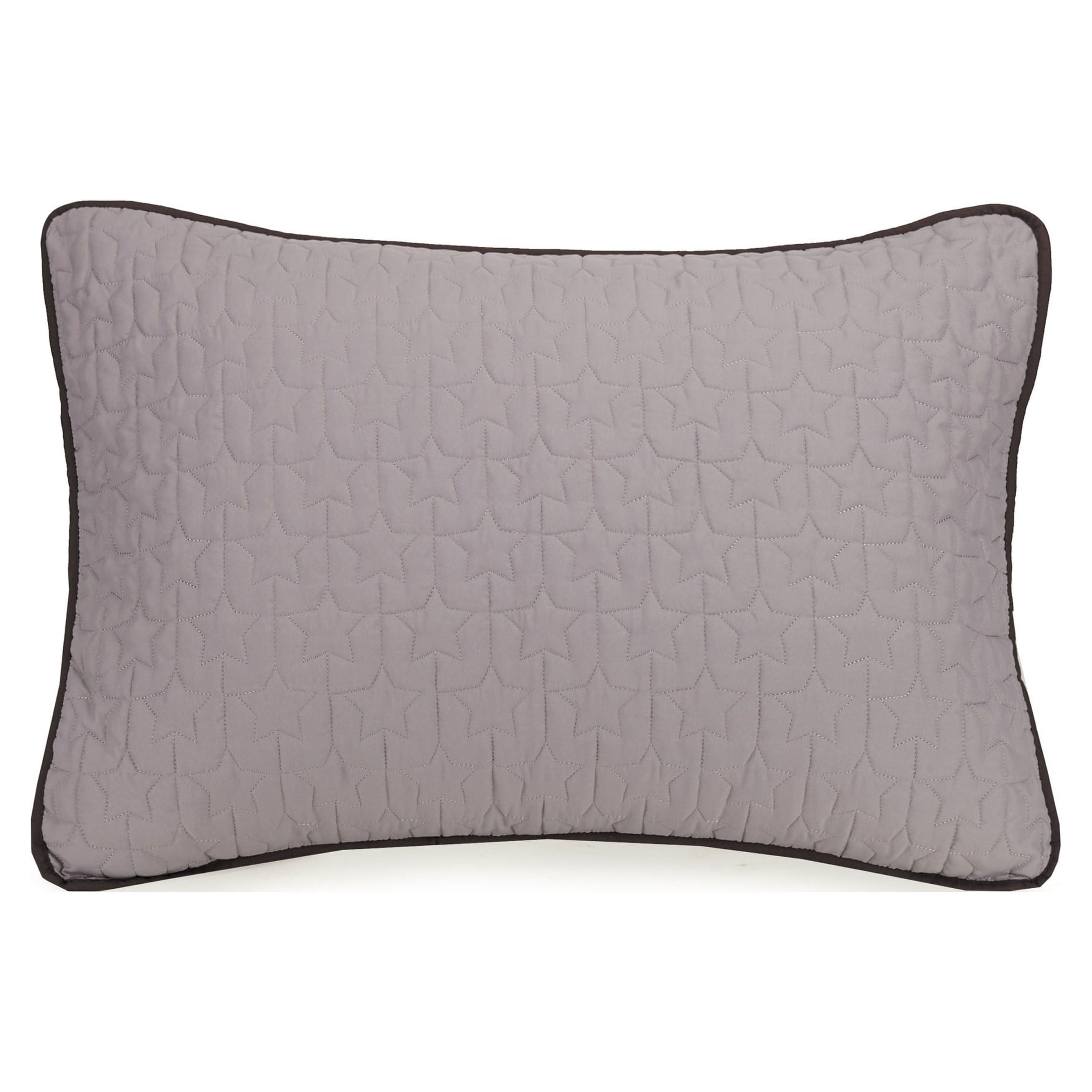 Urban Playground Kids Coty Star Gray 3-Piece Quilt Set, Full/Queen