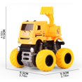 thumbnail image 3 of 4-Pack Push Engineering and Friction Car Toy Go Powered Vehicles Cars Education, 3 of 6
