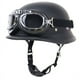 thumbnail image 4 of Casco de acero para motocicleta, casco retro para motocicleta, casco Harley para montar al aire libre, medio casco con gafas, 4 of 6