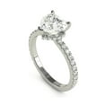 thumbnail image 4 of 2.00 Ct Solitaire Heart Shaped Real Moissanite Engagement Rings for Ladies Solid 950 Platinum, 4 of 9