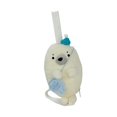thumbnail image 3 of Bolso de Peluche de Bandolera Bolso Monedero Animal Cartera de Hombro con Cierre Práctico y Diseño Lindo para Mujeres Niñas Adecuado para Blanco S, 3 of 5