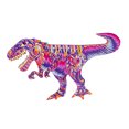 thumbnail image 2 of XWSHYW Juguetes para Niños Pequeños Dinosaurio Alien Puzzle Irregular Tridimensional Rompecabezas de Madera Juguete, 2 of 6