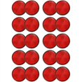 thumbnail image 1 of 20 Pcs Réflecteur Rond Rouge Universel pour Moto ATV 5.6x0.8cm, 20x 2 Pouces Réflecteurs, Rouge, 1 of 4