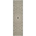 thumbnail image 6 of SAFAVIEH Courtyard Thane Abstract Indoor/Outdoor Area Rug, Anthracite/Beige, 2' x 3'7", 6 of 10