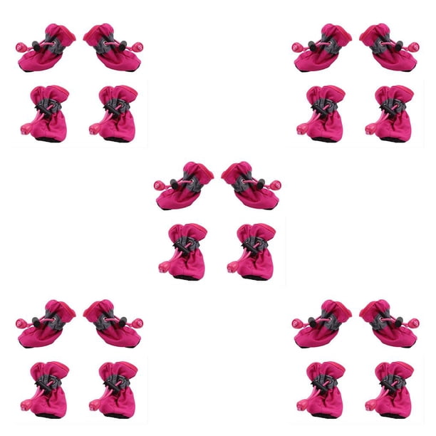 Greeniant 4 Uds. De zapatos para mascotas, botas para la nieve y la lluvia, accesorios para el cuidado de las patas de los cachorros, calzado Type2 NO2 Greeniant CBP383644