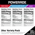thumbnail image 5 of POWERADE Variety Pack Sports Drink, 20 fl oz (Pack of 24), 5 of 12