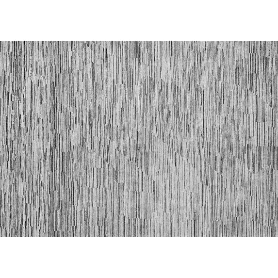 Ahgly Company Indoor Rectangle Oriental Gray Modern Area Rugs, 4' x 6'