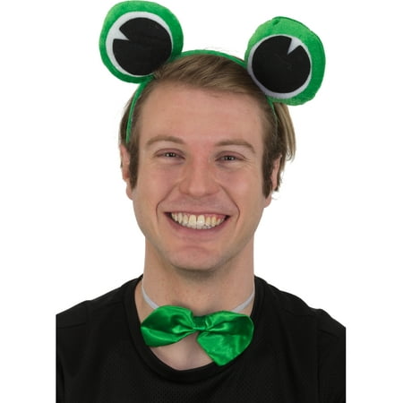 Velvet Frog Ears Headband and Tail Costume Accessory