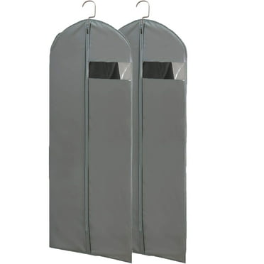 Kimmama Dress Bags for Gowns Long, 65'' Long Dress Clear Garment Bag