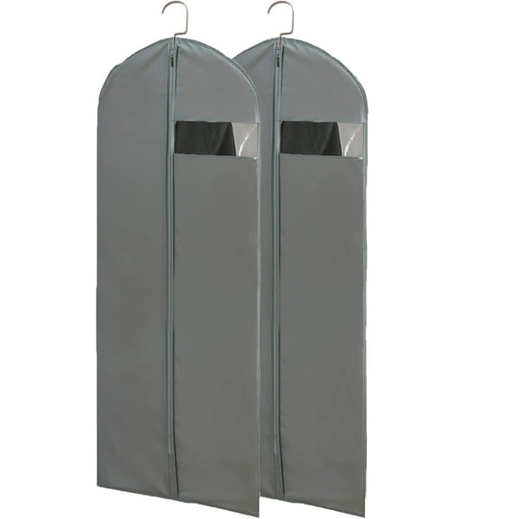 Kimmama Dress Bags for Gowns Long, 65'' Long Dress Clear Garment Bag