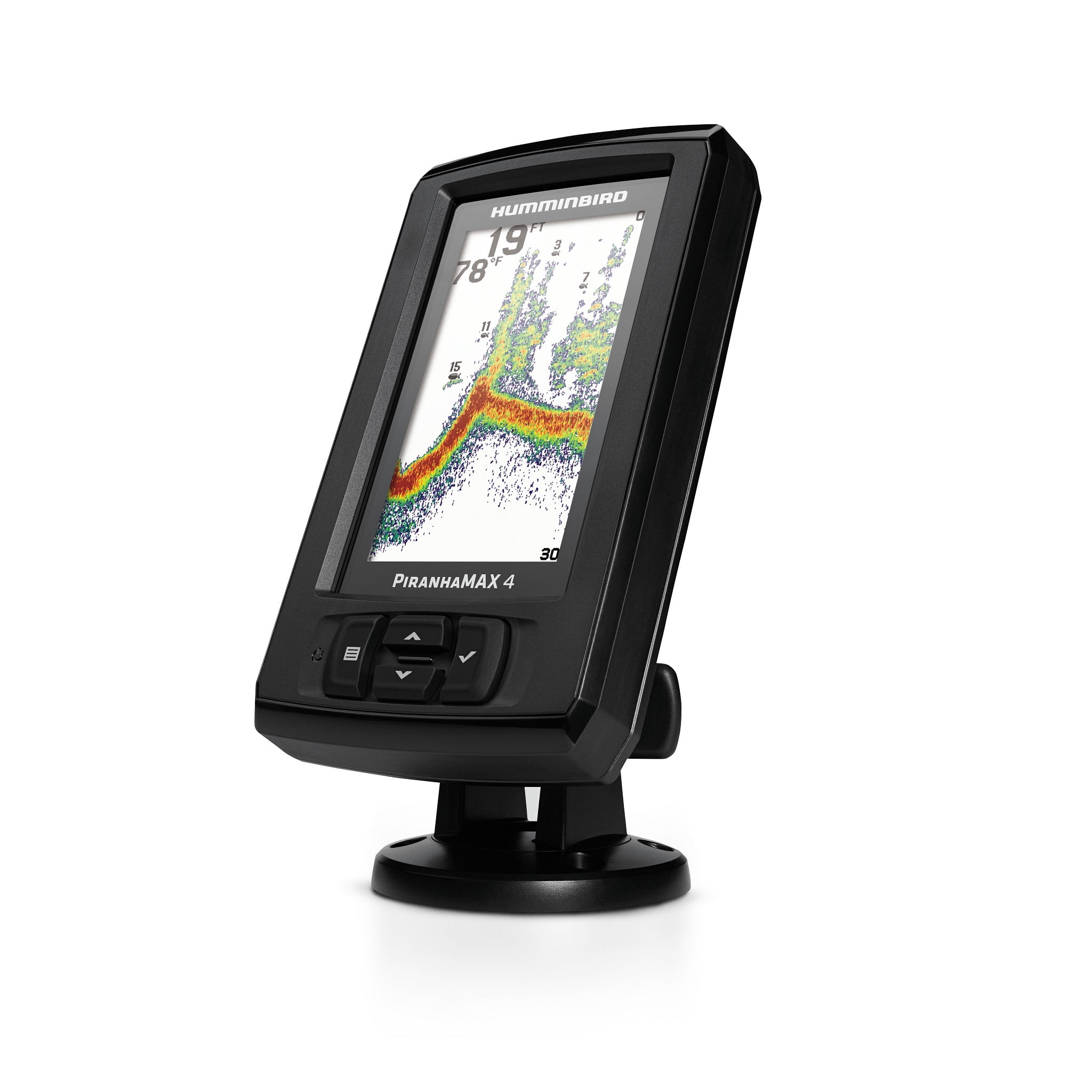Humminbird 410150-1 Piranhamax 4.3" Fishfinder with Tilt and Swivel Mount