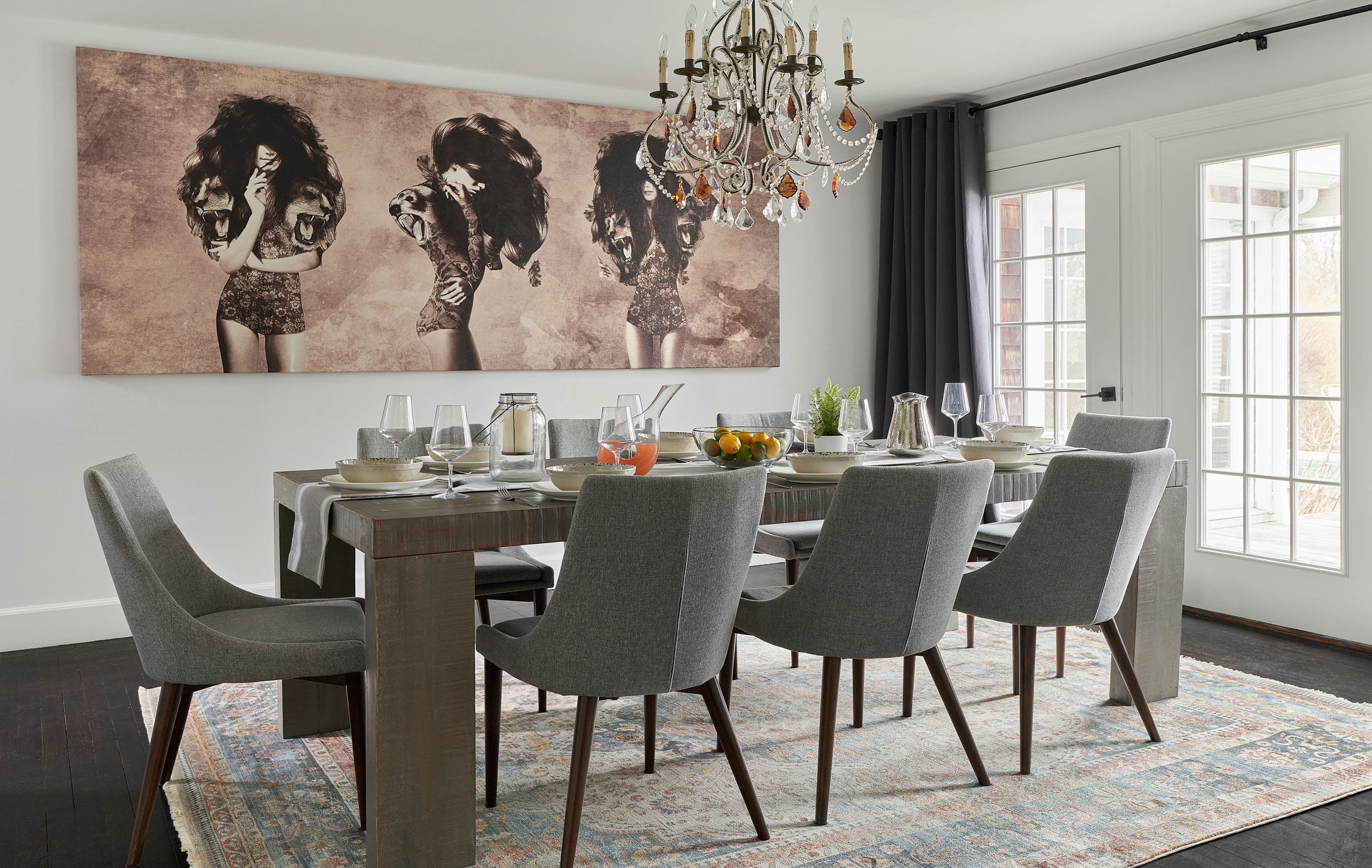 ECARPET Irina Traditional Area Rug for Living Room, Bedroom, Dining Room, Entrance, Hallway and More.