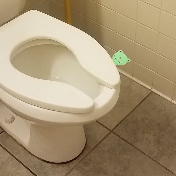 Toyvian Toilet Seat Holder Clip Toilet Lid Lifter Plastic 2Pcs Green