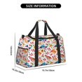 thumbnail image 3 of Balery Flowers Birds And Butterflies Bolsa de Gimnasio para Mujeres, Bolsa de Viaje con Bolsillo Húmedo, Bolsa de Fin de Semana para Mujeres, Bolsa de Viaje Resistente al Agua, 3 of 7