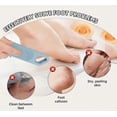 thumbnail image 3 of EGNMCR Shower Foot Brush Toe Cleaning Brush 3 In 1 Foot In Shower Foot File Dead Remover For Home Foot Care Scrubber Brush, 3 of 5
