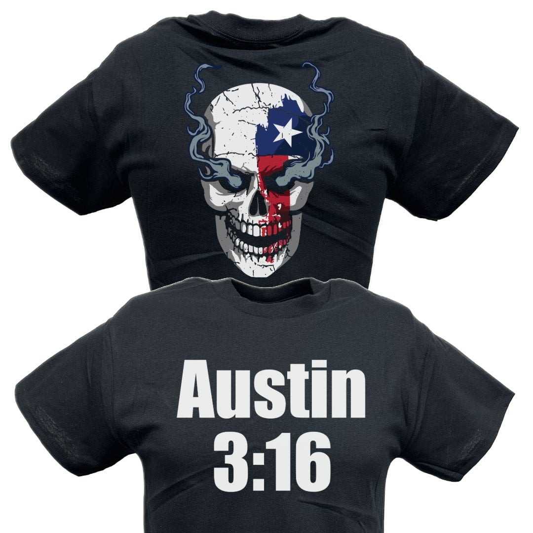 Stone Cold Steve Austin 3:16 White Skull T-shirt
