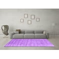 thumbnail image 3 of Ahgly Company Indoor Square Abstract Purple Contemporary Area Rugs, 6' Square, 3 of 4