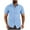 21 Blue, variant on guisaled Dress Shirts for Men Short Sleeve Slim Fit Button Down Shirt Summer Cotton Linen Lightweight Casual Work Shirts Tops