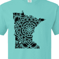 thumbnail image 4 of Inktastic Minnesota Silhouette Mandala T-Shirt, 4 of 5