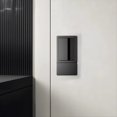 thumbnail image 4 of Cerradura Magnética Minimalista de una Sola Lengüeta, con Cerradura Oculta, para Puerta de Dormitorio, Interior, Llave Oculta, Manija Negra, B, 4 of 5
