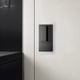 thumbnail image 4 of Cerradura Magnética Minimalista de una Sola Lengüeta, con Cerradura Oculta, para Puerta de Dormitorio, Interior, Llave Oculta, Manija Negra, B, 4 of 5