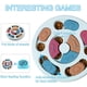 thumbnail image 3 of Juguete interactivo de rompecabezas de comida para perros oso de fresa dispensador de golosinas azul redondo, 3 of 6