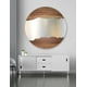 thumbnail image 1 of Espejo circular decorativo enchapado a mano con parota natural Dii Frame Decorativo Naturaleza Enlazada, 1 of 4