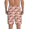 thumbnail image 4 of Lsque Dachshund Couple Mens Sleep Pajama Shorts,Short Pajama Pants, Cotton Ultra-Soft Knit-4X-Large, 4 of 9