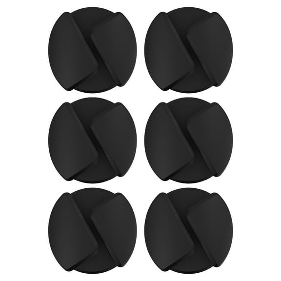 Scosche CMAR-6PKRP 6 Pack Adhesive Cable Management Clip Kit Cord Organizer & Wire Holder Black