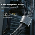 thumbnail image 3 of Gupgi Hook Loop Tape Strap Cable Tie Fastener Self Adhesive Roll Wrap Wire Clip, 3 of 6